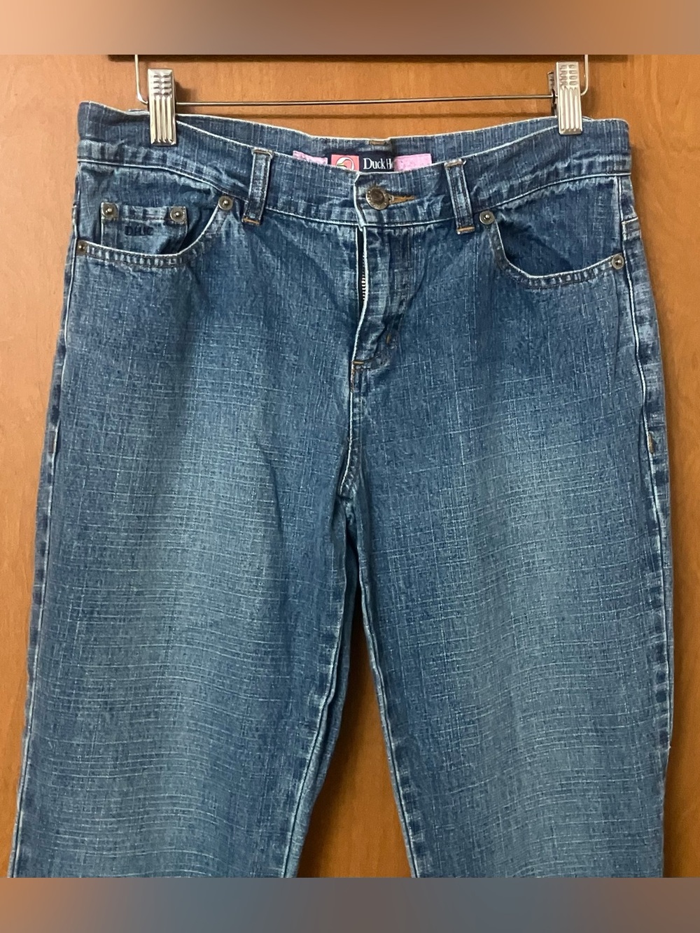 Duck Head Jeans Co Women's Blue Denim Vintage Capri Pants Size 9